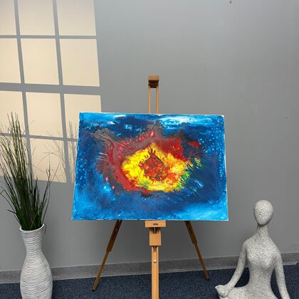 akryl 50x70 200kč