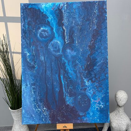 akryl 50x70 200kč