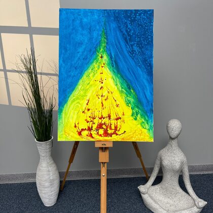 akryl 50x70 200kč