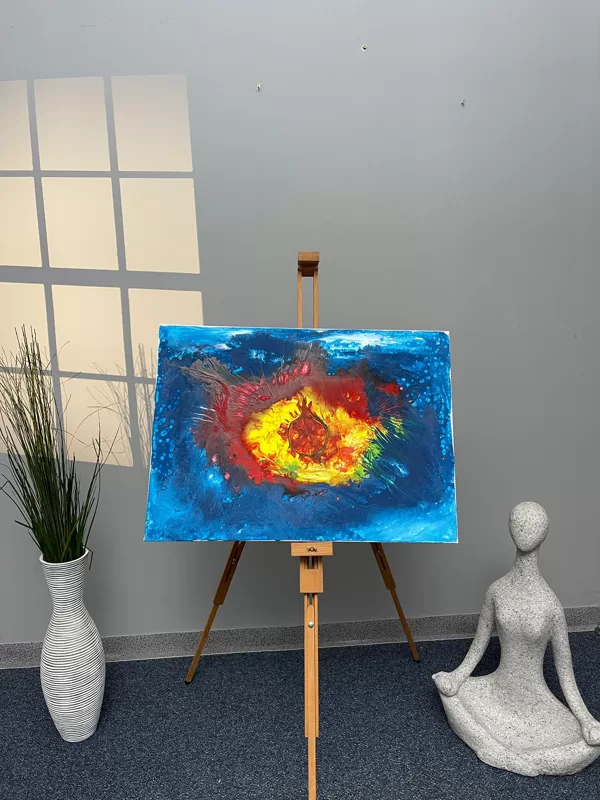 akryl 50x70 200kč